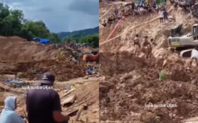 unggahan Instagram topik sumbar24jam tentang longsor tambang emas ilegal Sijunjung