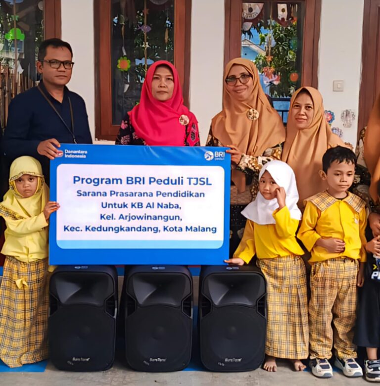 Dukung Pendidikan Anak Usia Dini, BRI Bantu Sarana dan Prasarana KB Al Naba Malang