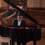Calvin Abdiel Tambunan saat konser piano di MARKK Hamburg, Jerman