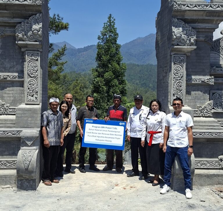 Sinergi BRI dan Warga Pandesari: Jaga Rumah Ibadah, Rawat Keindahan Panorama Pujon